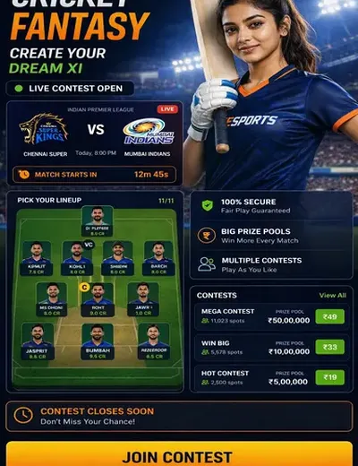 Www255bet (255 bet) fantasy cricket & matchday visual 3
